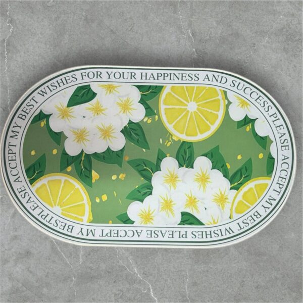 LESTER Green Floral Anti-Slip Bathroom Mat - Image 3