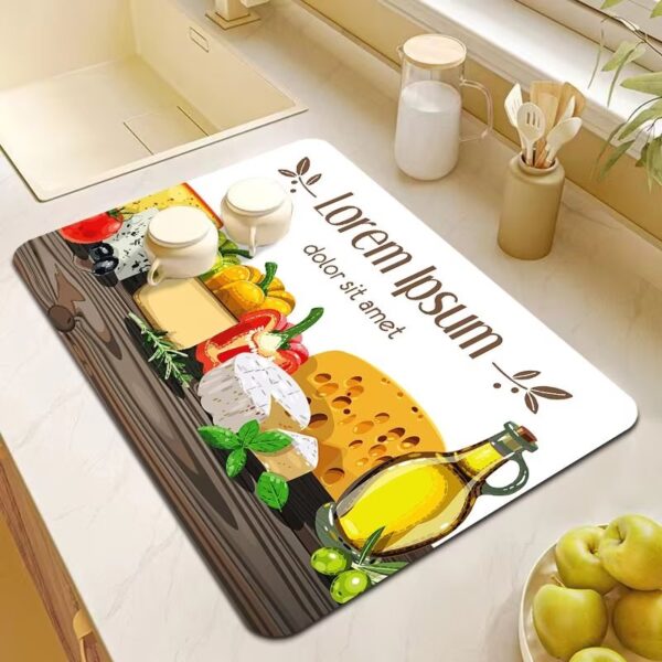 LESTER-Gourmet Feast Kitchen Mat Size 40 cm *50 cm