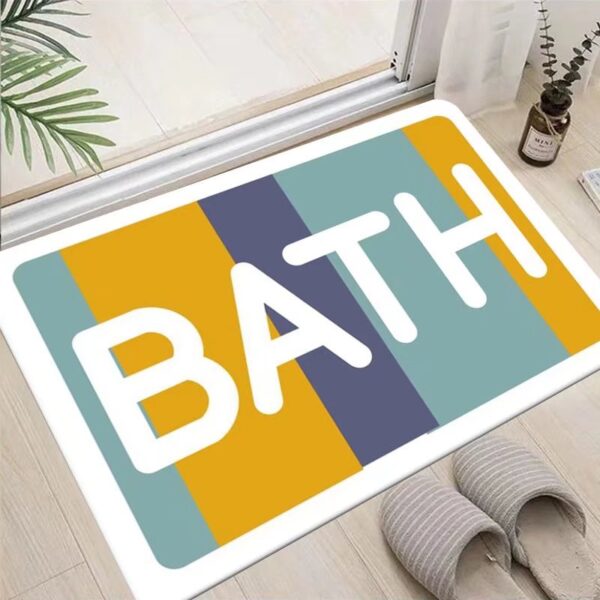 LESTER Bold "BATH" Quick-Dry Carpet