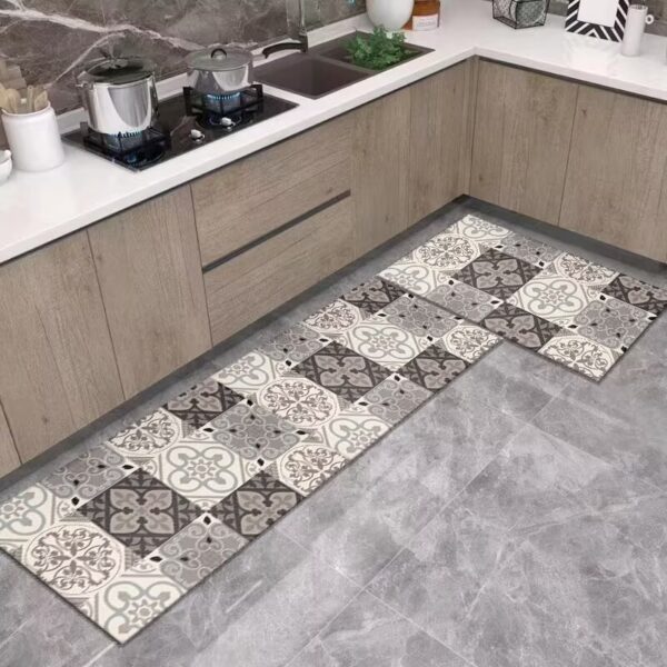 LESTER-Vintage Tile Kitchen Mat Set