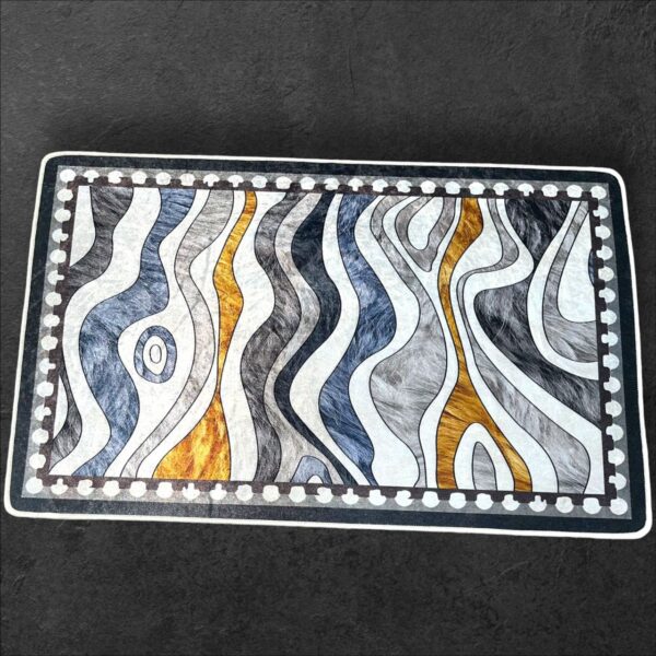 •  LESTER Non-Slip Door Mat - Leather Texture with Pattern - Image 2
