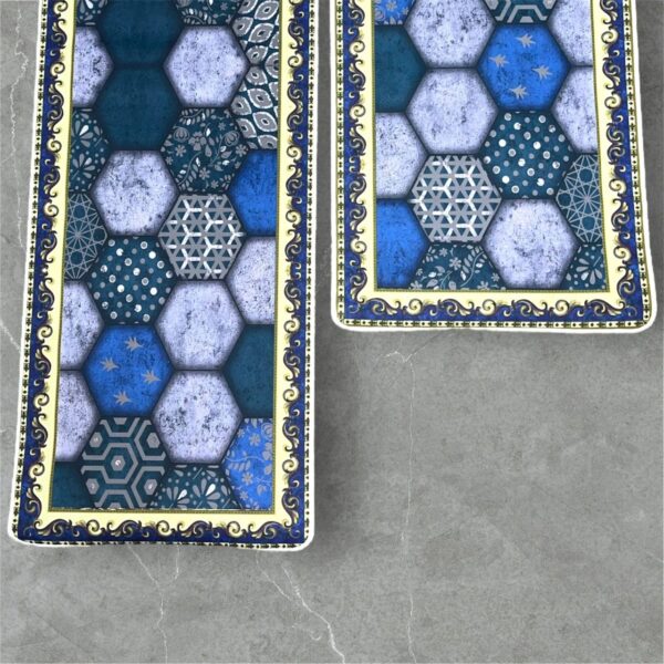 LESTER-Moroccan Mosaic Kitchen Mat Set Size 40*60-40*120 - Image 2