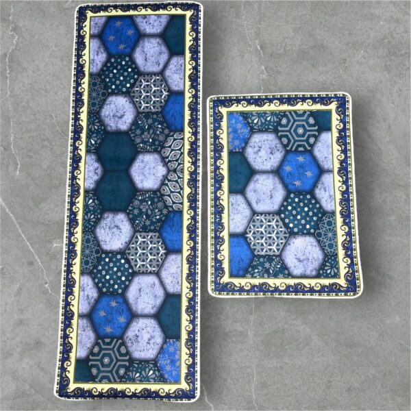 LESTER-Moroccan Mosaic Kitchen Mat Set Size 40*60-40*120 - Image 3