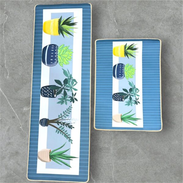 LESTER-Succulent Serenity Kitchen Mat Set - Image 4