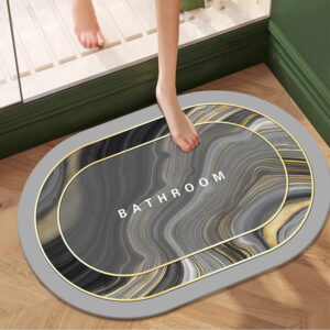 LESTER Wave Design Anti-Slip Bathroom Mat Size 50*80