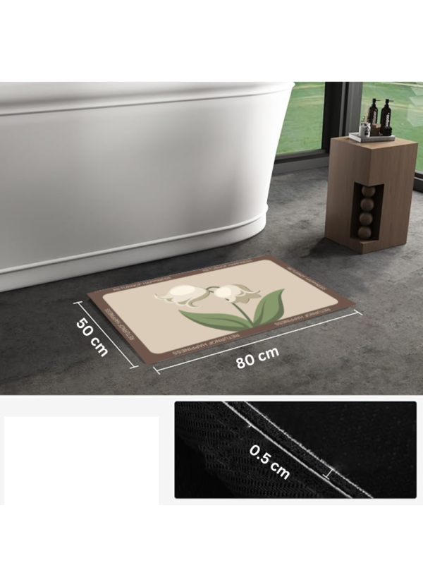 LESTER Non-Slip , Water-Absorpation Door Mat Size 50 *80 - Image 2