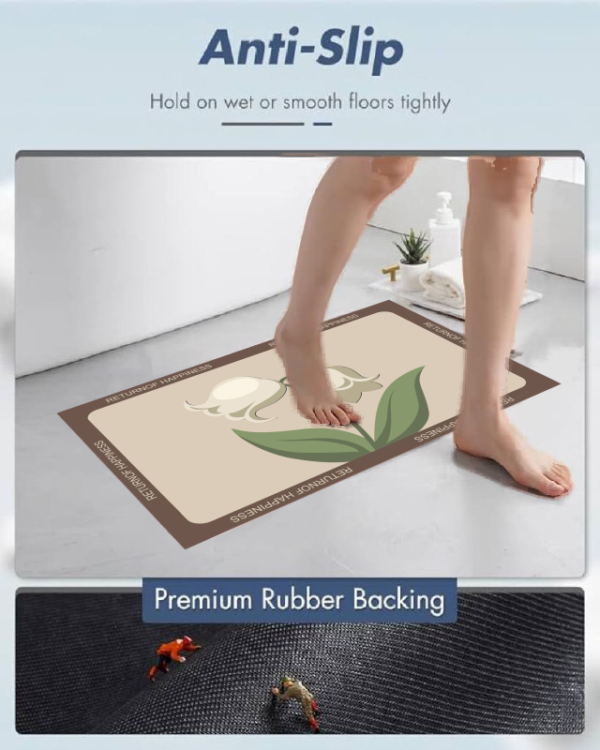 LESTER Non-Slip , Water-Absorpation Door Mat Size 50 *80 - Image 5