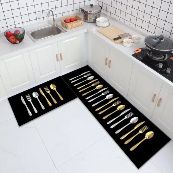 LESTER Oil-Proof Non-Slip Kitchen Set Mat