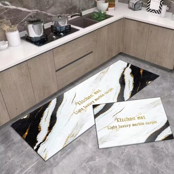 LESTER-LuxMarble Kitchen Mat Set