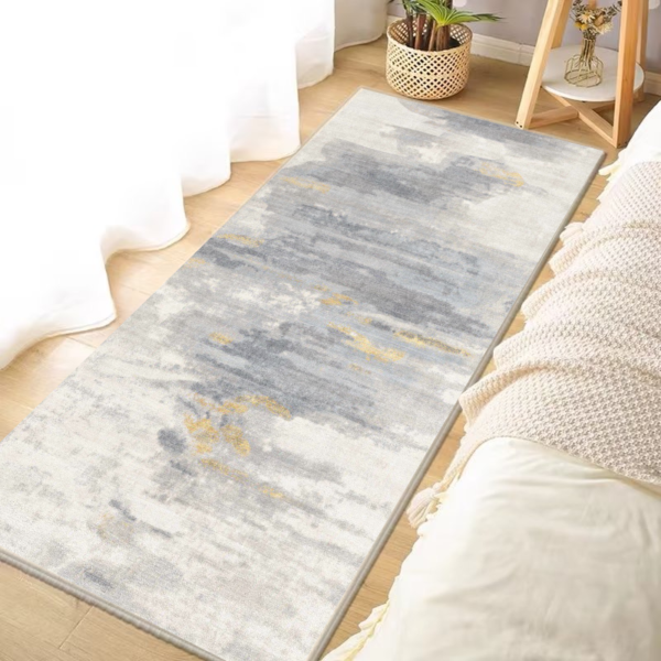 LESTER Modern Elegance Rug – Blue Gold Size 60 *160