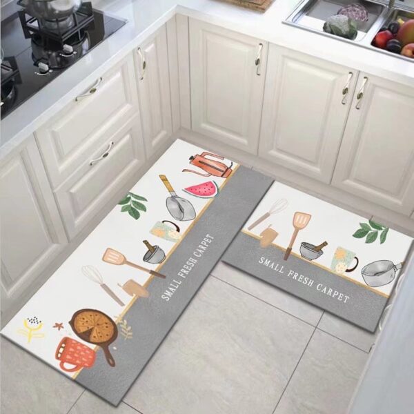 LESTER Oil-Proof Non-Slip Kitchen Set Mat