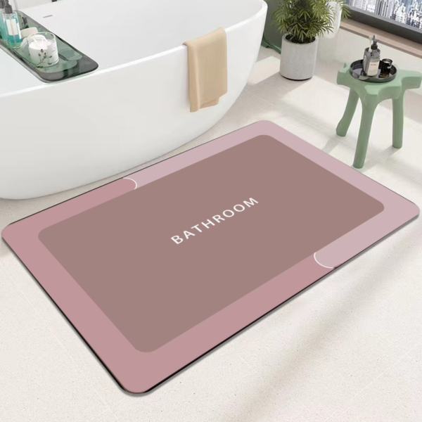 LESTER Non-Slip Entrance Doormat Diatom Leather Skin Floor Mats